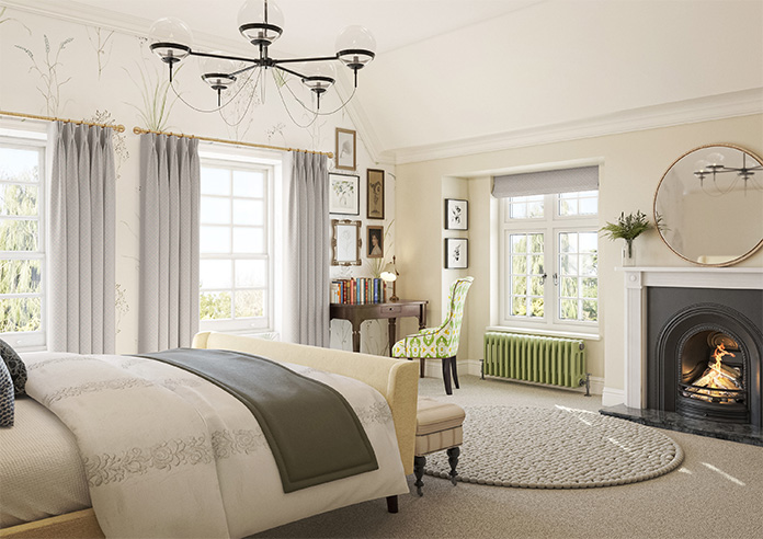 Rae Trellis, Wedgewood - Made to Measure Curtains - Image 8